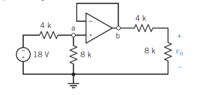 Solved determine Vo | Chegg.com