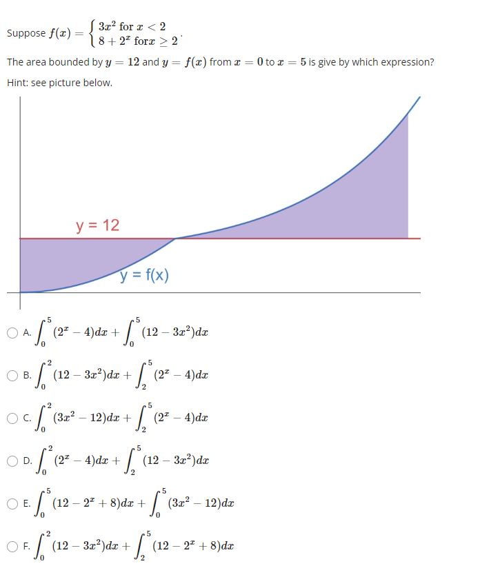 Solved Suppose f(x)={3x2 for x