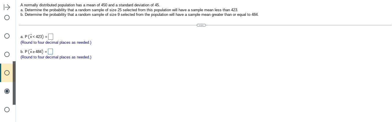 Solved A normally distributed population has a mean of 450 | Chegg.com