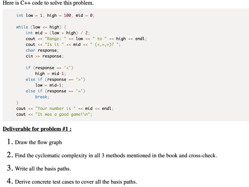 Solved Think of a number between 1 and 100 in your mind. | Chegg.com