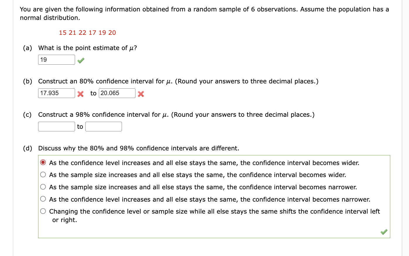 Solved You are given the following information obtained from | Chegg.com