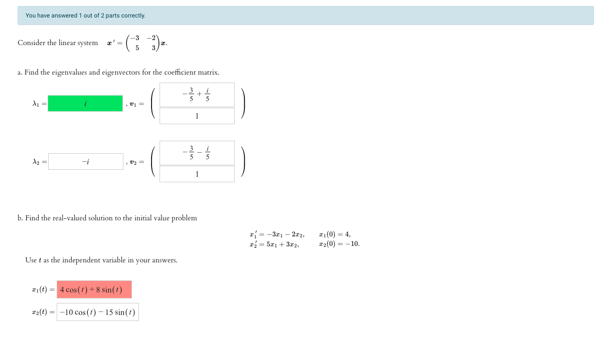 Solved someone please help me solve part b, I have one hour | Chegg.com