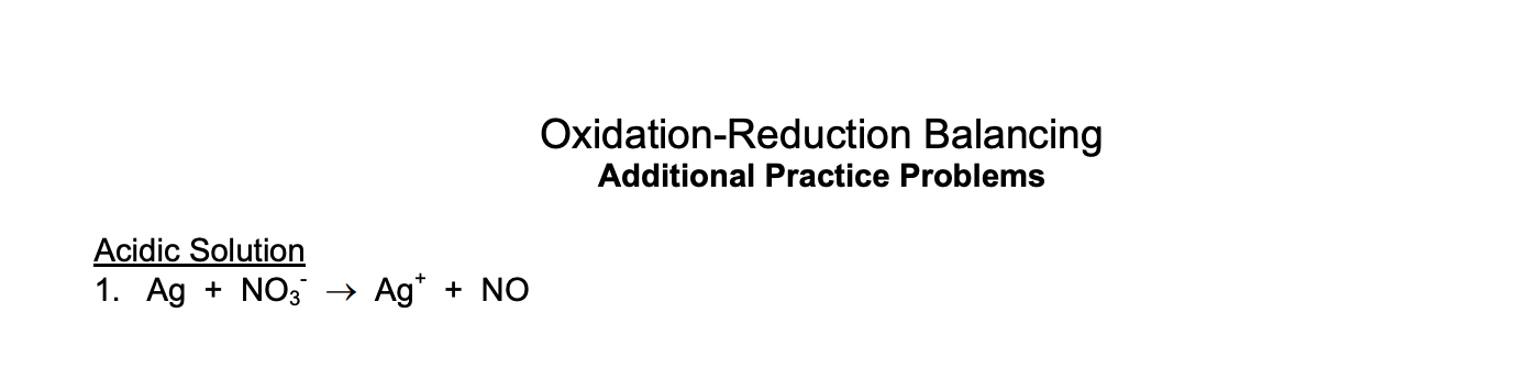 solved-oxidation-reduction-balancing-additional-practice-chegg