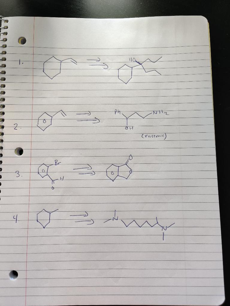 Solved Propose an efficient synthesis for each of the | Chegg.com