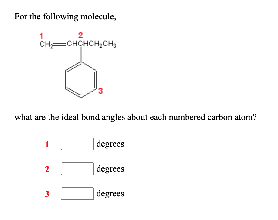 Solved For the following molecule, 1 2 CH=CHCHCH2CH3 what | Chegg.com