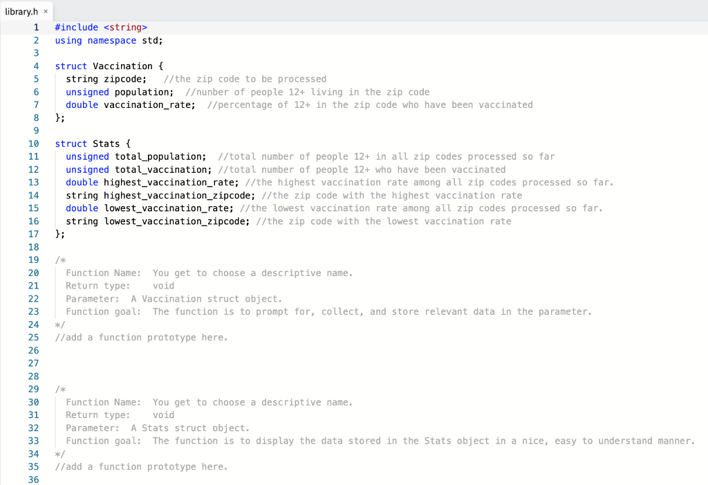 Solved In this assignment, you are asked to create a program | Chegg.com