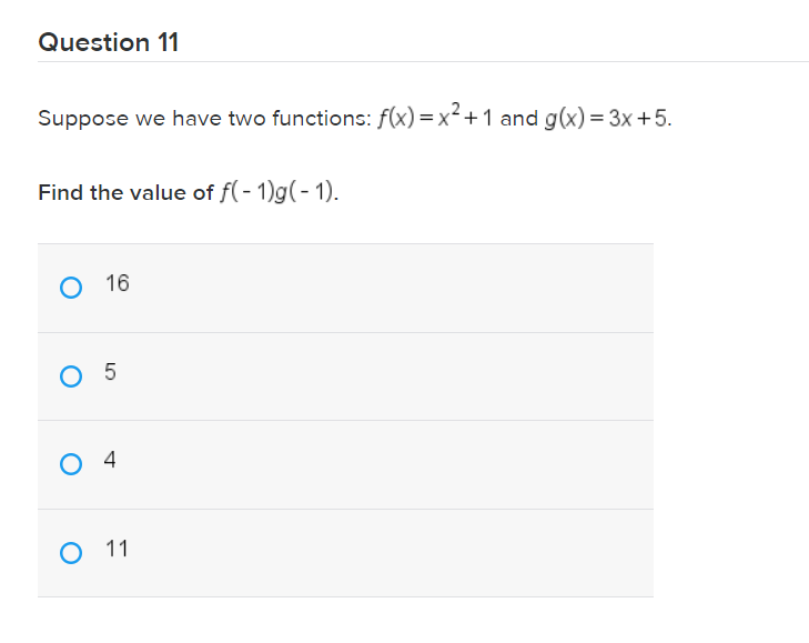 Question 3 Suppose F X 4 Xand G X 2x 5 Find Chegg Com