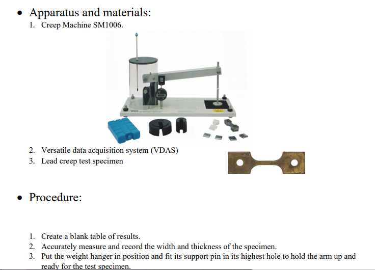 Solved Experiment en NG reep Test • Objectives: The | Chegg.com