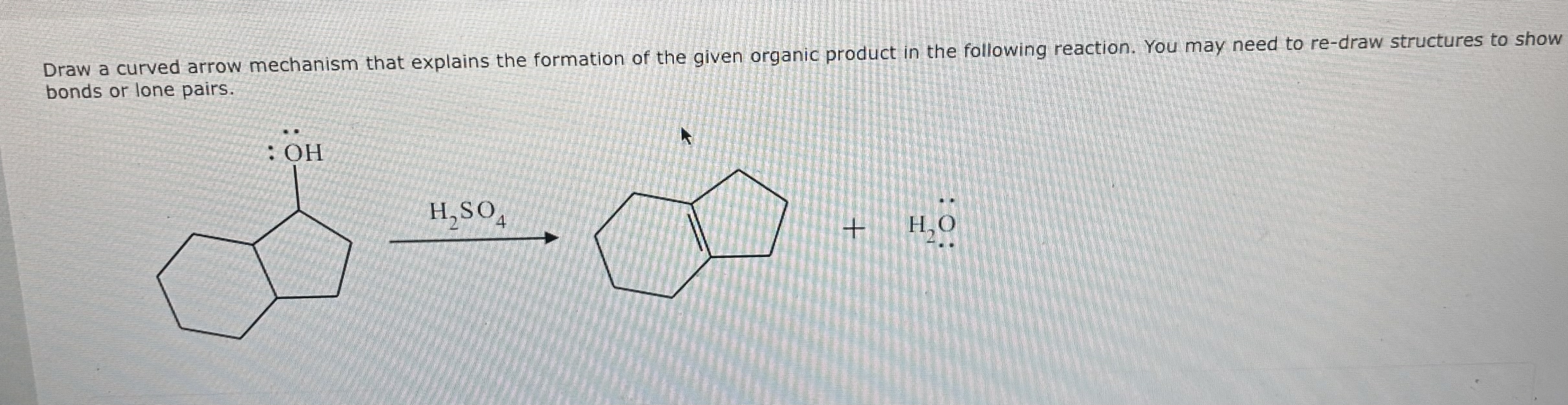 Solved Draw a curved arrow mechanism that explains the | Chegg.com