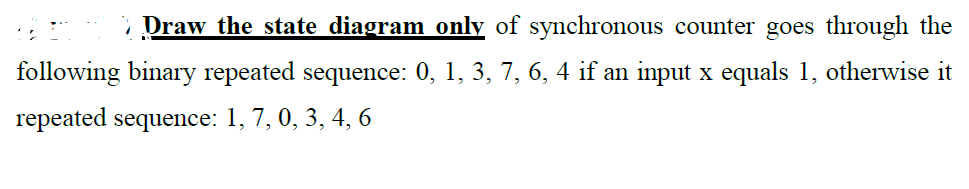 Solved 2 Draw the state diagram only of synchronous counter | Chegg.com