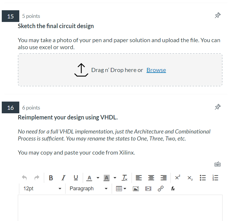 Solved Digital Electronics Design Design And Implement A | Chegg.com