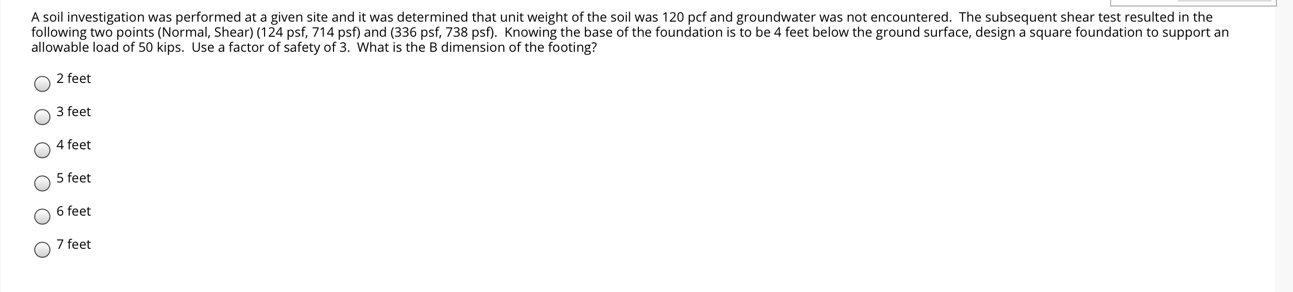 Solved A soil investigation was performed at a given site | Chegg.com