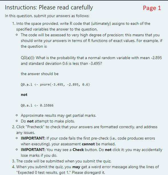 Solved Instructions: Please read carefully Page 1 In this | Chegg.com