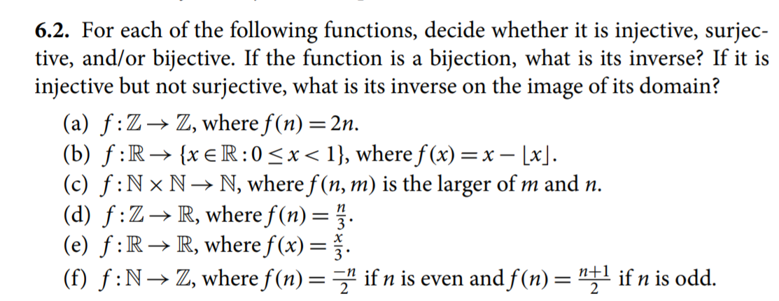 solved-6-2-for-each-of-the-following-functions-decide-chegg