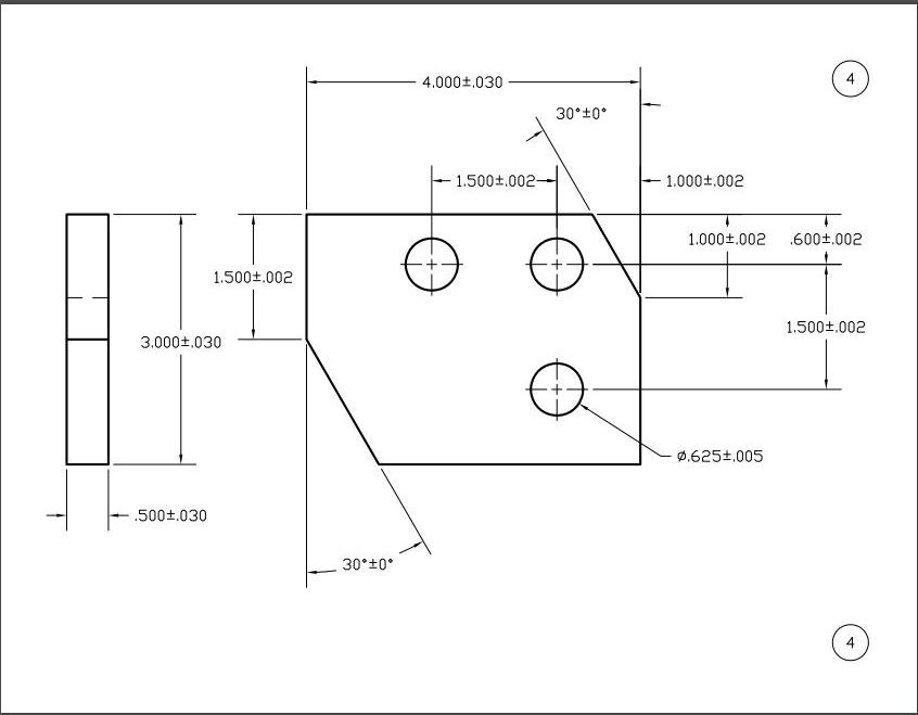 Solved Show Flatness, Perpendicularity, two angularity, | Chegg.com