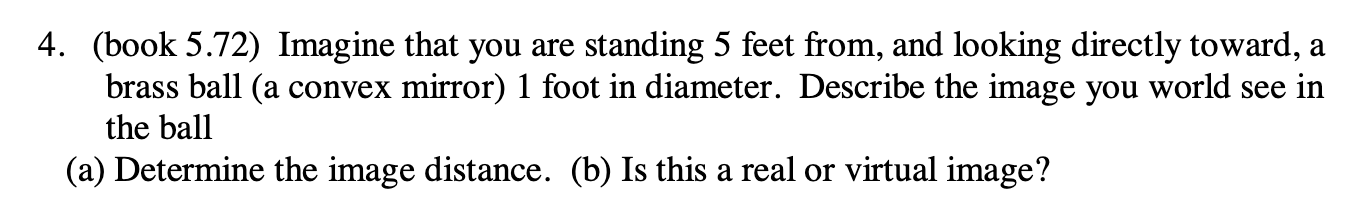 Solved 4 Book 5 72 Imagine That You Are Standing Fee Imagine That You Are Standing 5 Fee