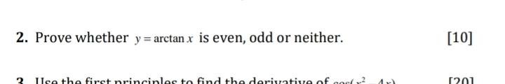 solved-2-prove-whether-y-arctan-x-is-even-odd-or-chegg