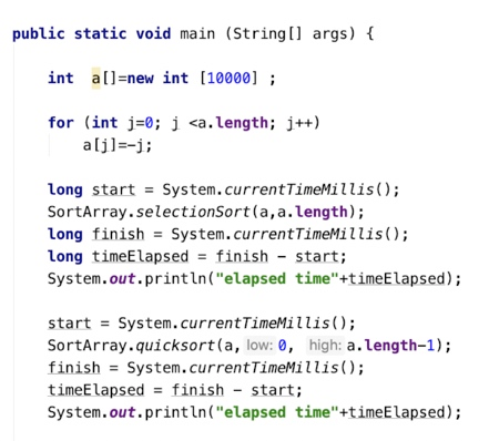 Solved You have an array of 10,000 elements already sorted | Chegg.com