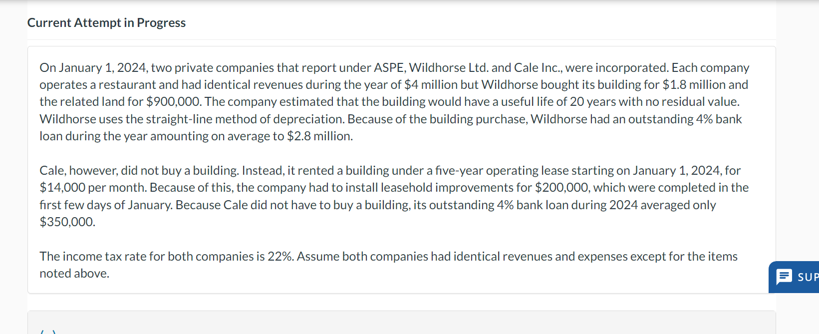 Solved On January 1 2024 Two Private Companies That Report Chegg Com   Php7tyXnG