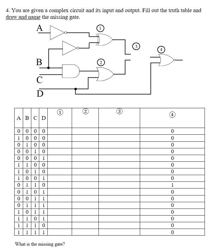 Solved 4. You are given a complex circuit and its input and | Chegg.com
