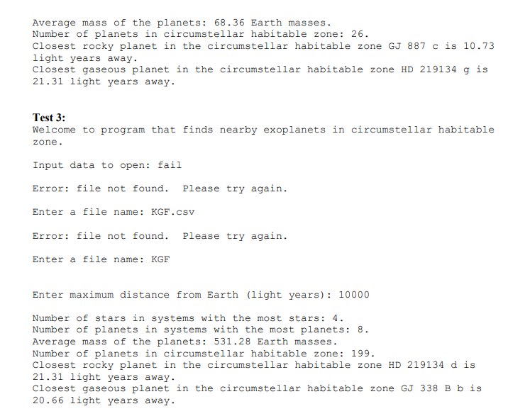 Solved Programming Project 05 This assignment is worth 45 | Chegg.com
