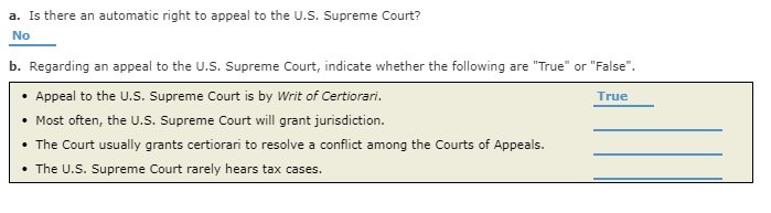 The supreme court will not sale grant a writ of certiorari unless