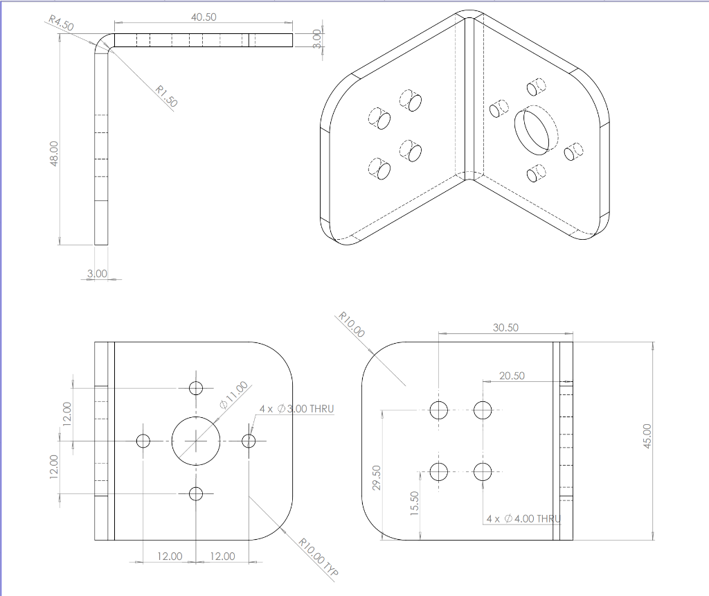 Solved solid works modelling help- need a beginner step by | Chegg.com