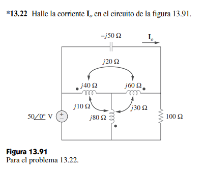 Solved * 13.22 Find the current Io in the circuit of Fig. | Chegg.com