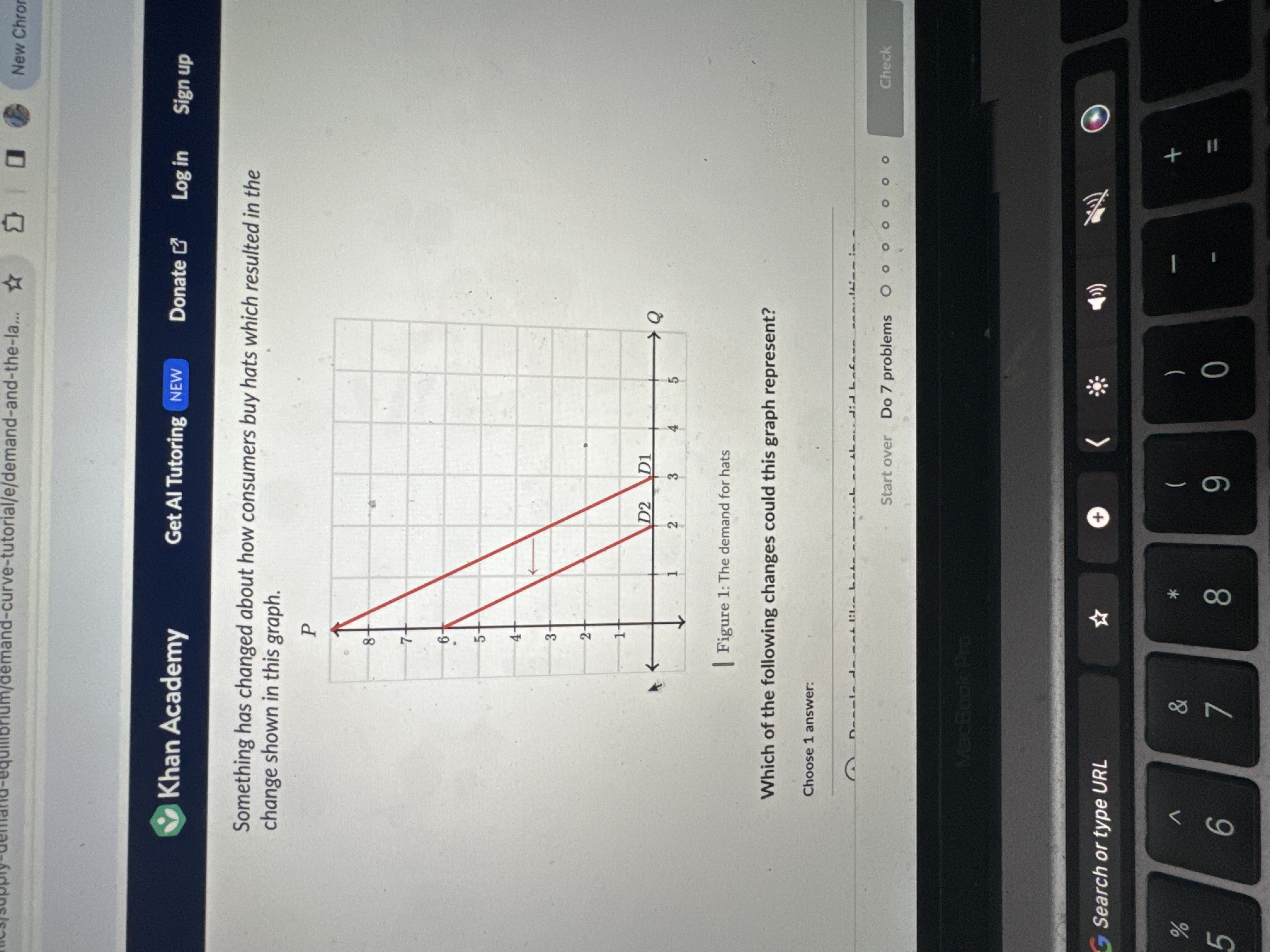 Solved Which of the following changes could this graph | Chegg.com