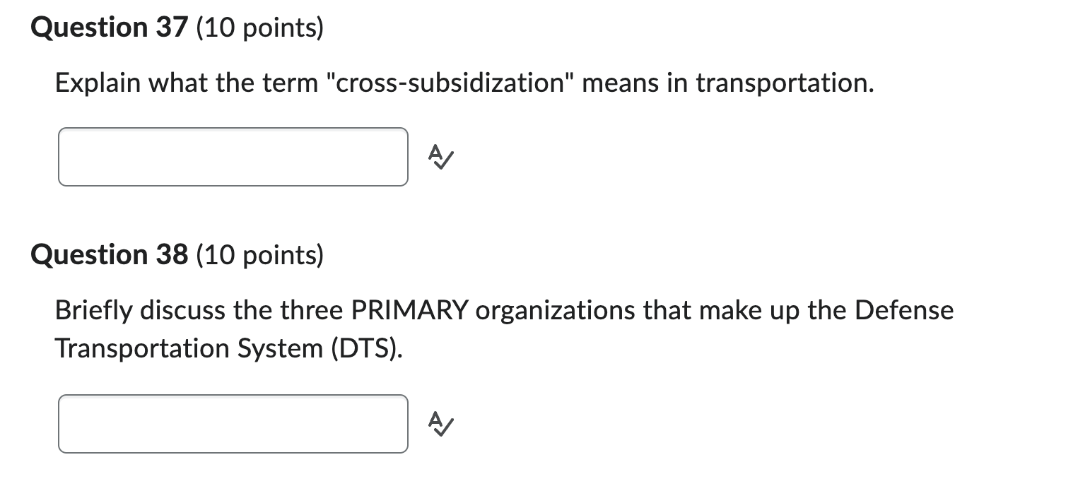 Solved Explain what the term "crosssubsidization" means in