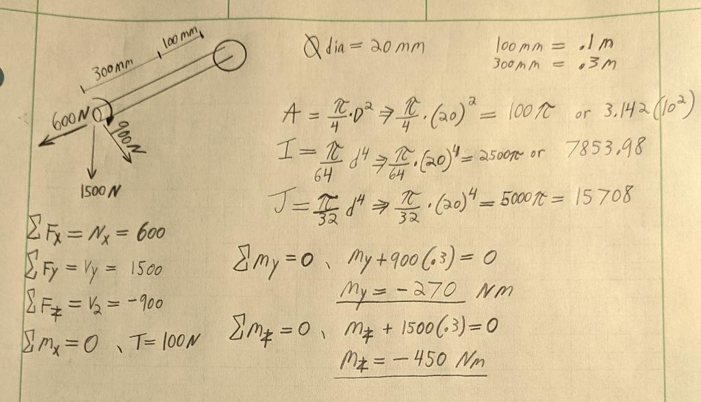 Solved Mechanics 3 Mechanical engineering Please solve for | Chegg.com