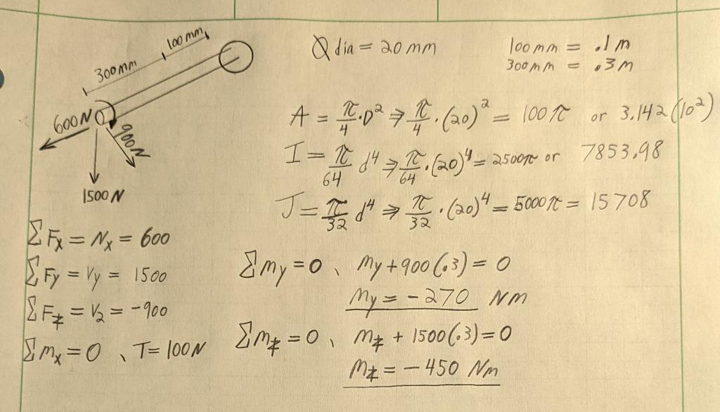 Solved Mechanics 3 Mechanical Engineering Please Solve For | Chegg.com