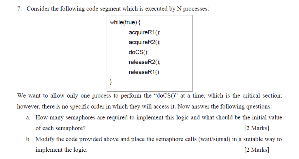 Solved 7. Consider the following code segment which is | Chegg.com