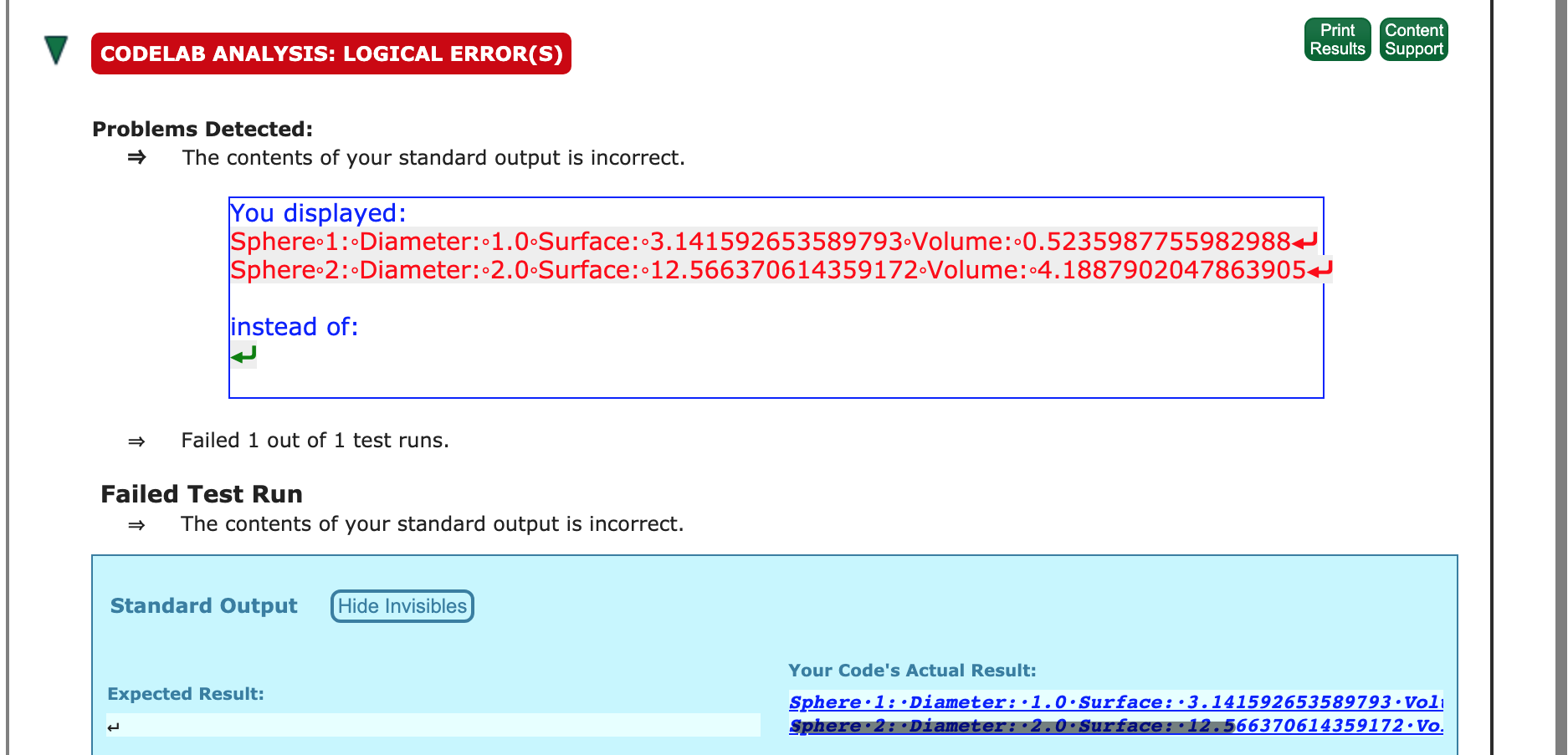Solved I keep getting this error for my code, what am I | Chegg.com
