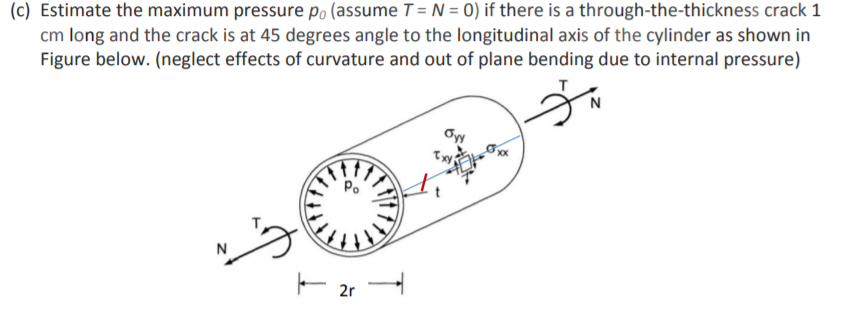 (c) Estimate the maximum pressure po (assume T= N = | Chegg.com