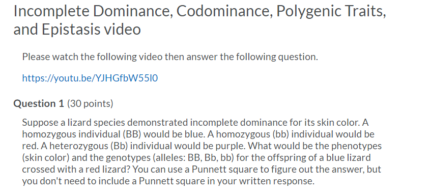 what is incomplete dominance codominance polygenic traits and epistasis