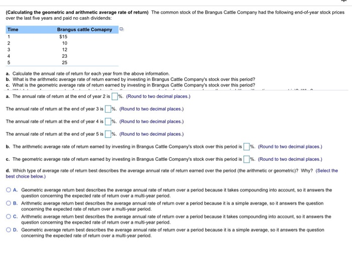 solved-calculating-the-geometric-and-arithmetic-average-chegg