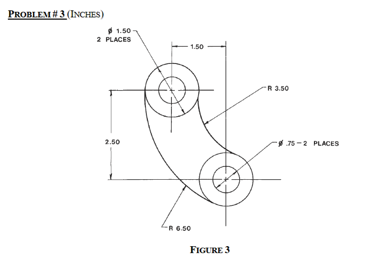 PROBLEM \# 3 (INCHES) FIGURE 3 | Chegg.com