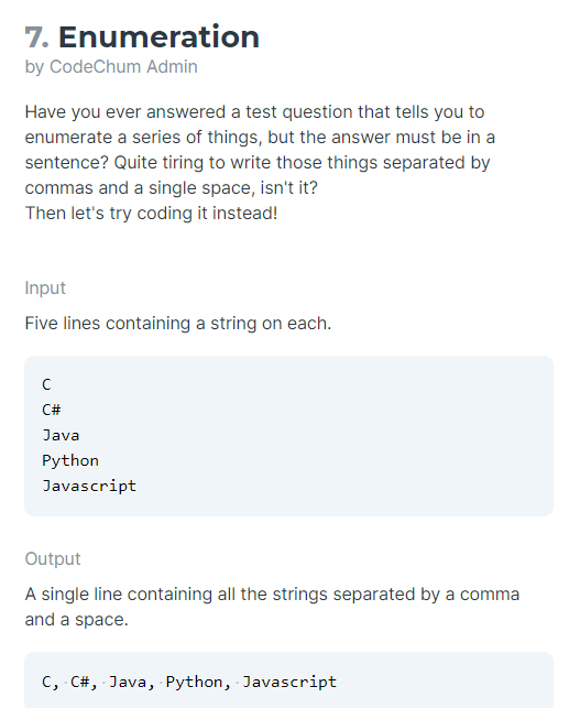 Solved 1. Triple Slash by CodeChum Admin Samurais are so