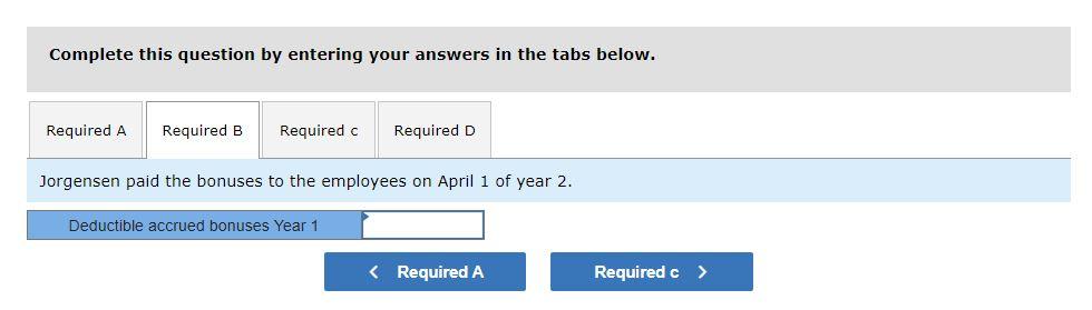 Solved Jorgensen High Tech Incorporated is a calendar-year, | Chegg.com