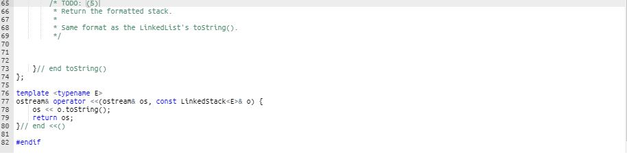 Solved Objective: To learn how to implement a Stack as a | Chegg.com