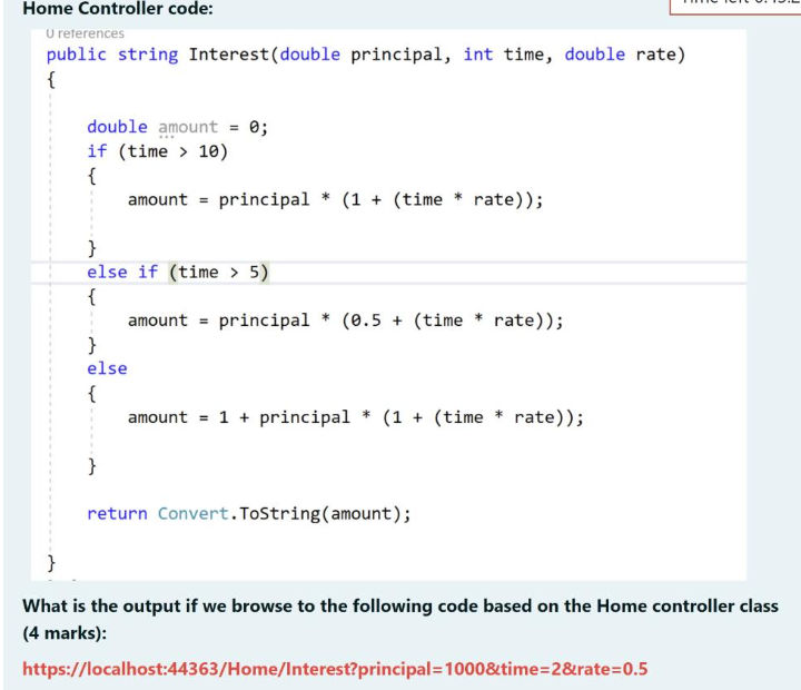 Solved What is the output if we browse to the following code | Chegg.com