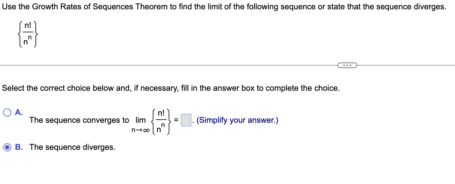 Solved Select the correct choice below and, if ﻿necessary, | Chegg.com