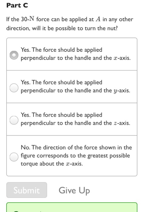 Solved Although part B and C are correct, i would appreciate | Chegg.com