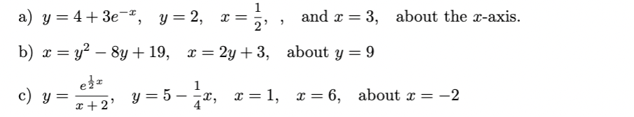 Solved Compute the volume of the solid obtained by rotating | Chegg.com