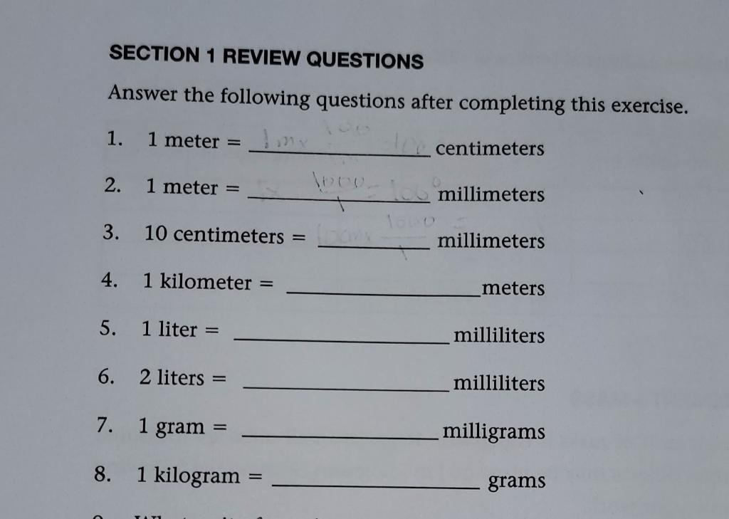 Kilometer meter hotsell centimeter millimeter