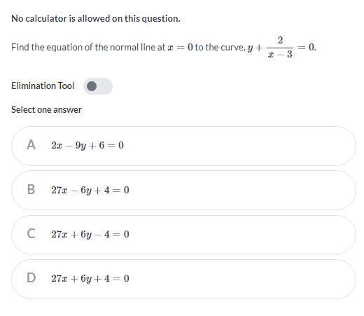 Solved No calculator is allowed on this question.Find the | Chegg.com