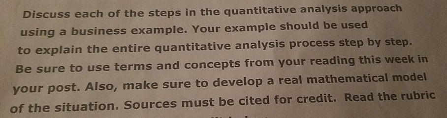 solved-discuss-each-of-the-steps-in-the-quantitative-chegg