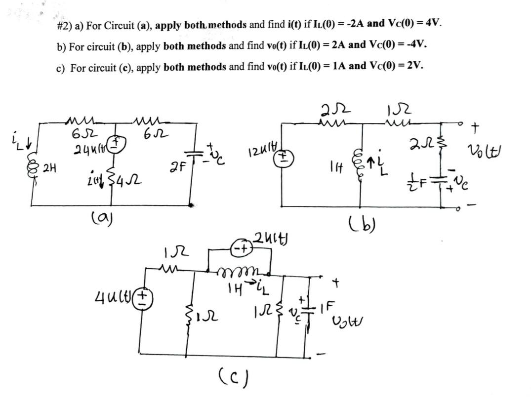 Solved Find The Circuit Model(s) For A, B, And C Using | Chegg.com