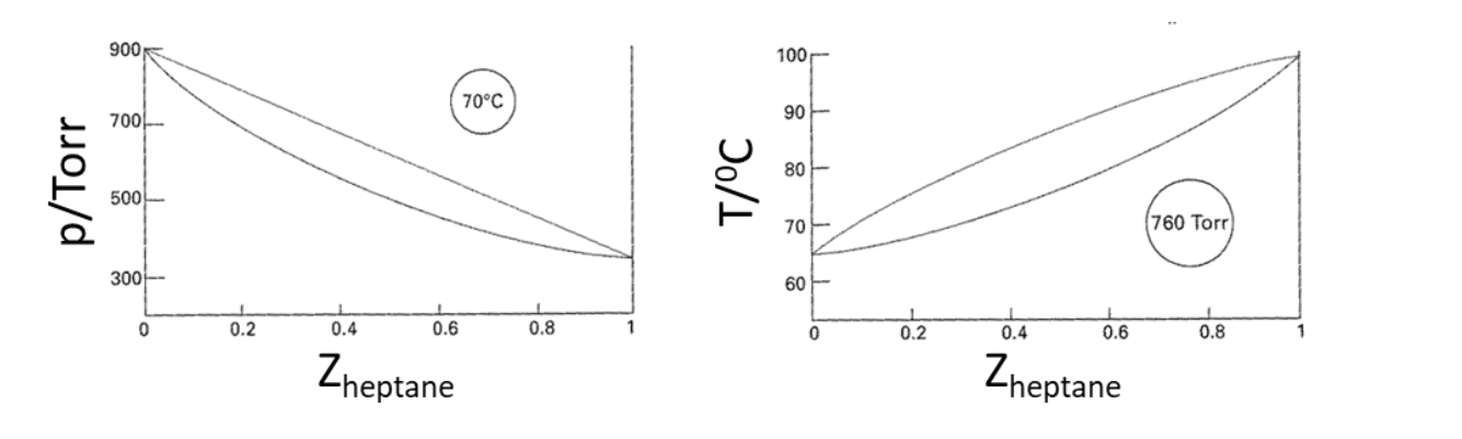 Solved The experimentally drawn phase diagrams of | Chegg.com